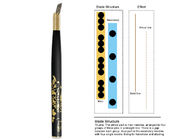 Black Sketch Pen Permanent Makeup Eyebrow Microblading Pens Needle Holder