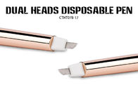 เครื่องมือกำจัดขนแบบฝังแผ่นแบบ Dual Head / Eyebrow Tattoo แต่งหน้าปากกา