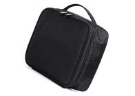 กระเป๋าใส่เครื่องสำอางแบบธรรมดาสีดำธรรมดาสำหรับผู้เริ่มและผู้ฝึกสอน