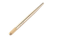 Golden Eyebrow Microblading Tool สักคู่มือปากกา Microblading Hairstock