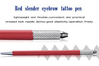 ใบมีด 21 Pin Eyebrow Microblading Tool Red Handpiece