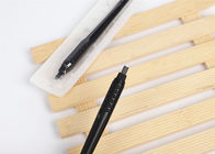 เครื่องมือคิ้วสีดำ Microblading / ปากกา Manual Disposable ด้วยแปรง