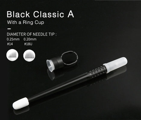 ปากกาสักด้วยมือ ODM 3D พร้อมใบมีดโค้ง 0.25mm